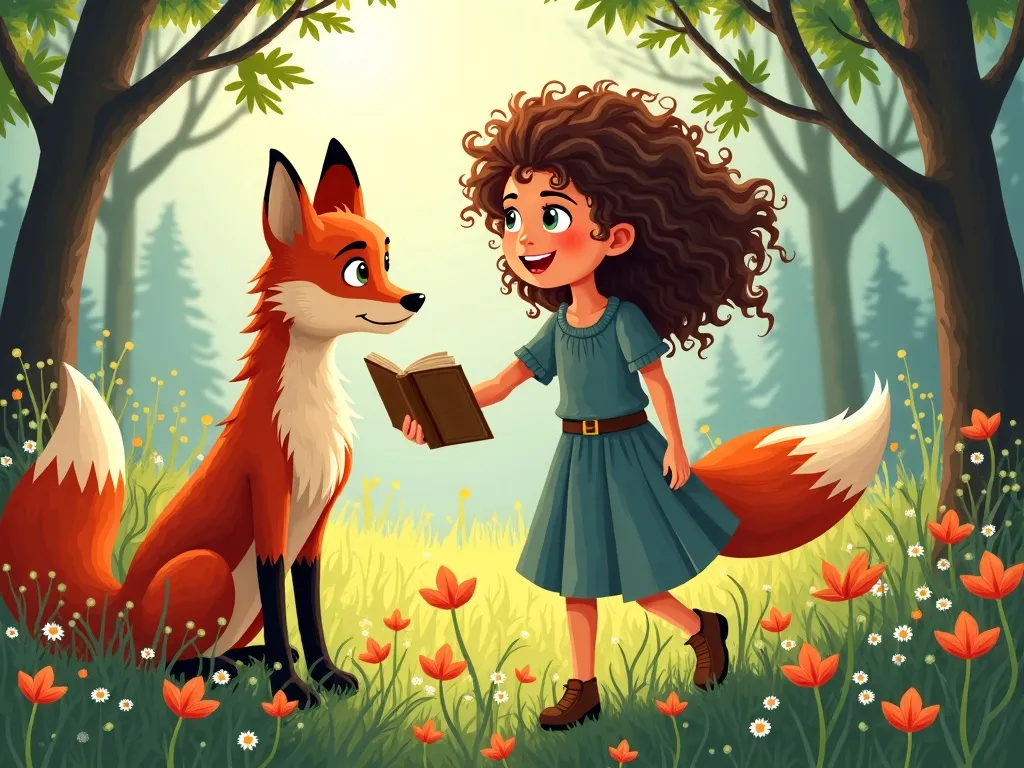 The Artist's Forest Symphony - Scene 2 illustration