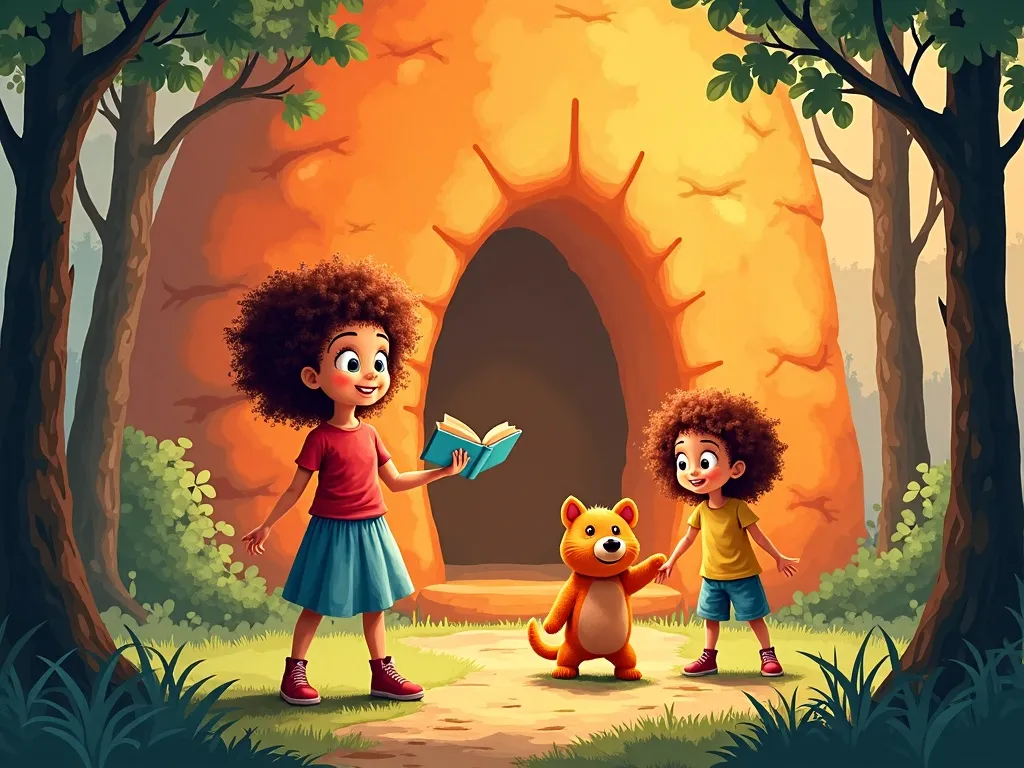 The Artist's Forest Symphony - Scene 3 illustration