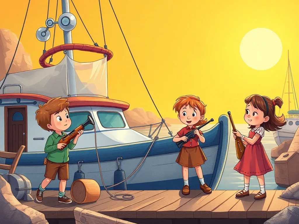 The Beach Explorer's Question Quest - Marina leading group of children in investigation