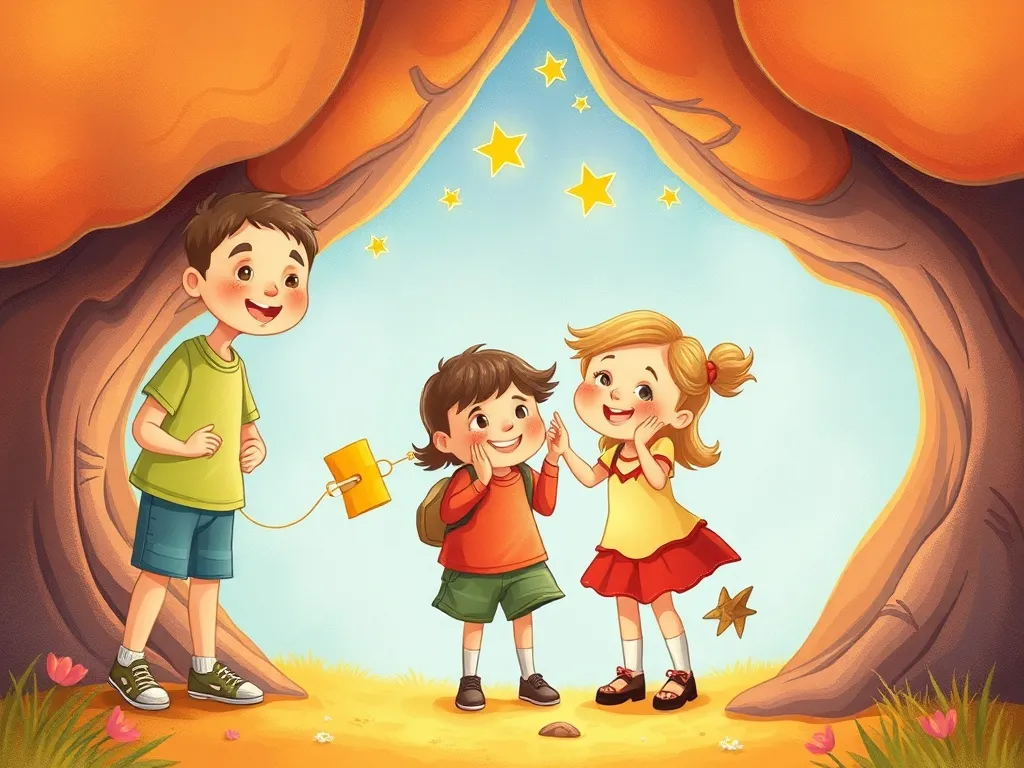 The Beach Explorer's Question Quest - Children celebrating their discovery together