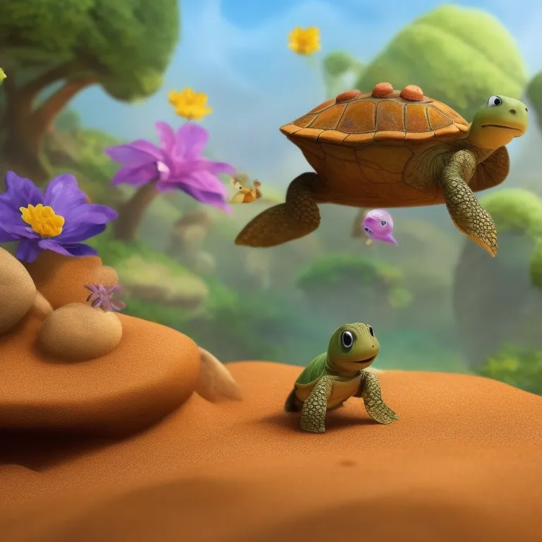 Illustration: The Hatchling Reaches the First Wave