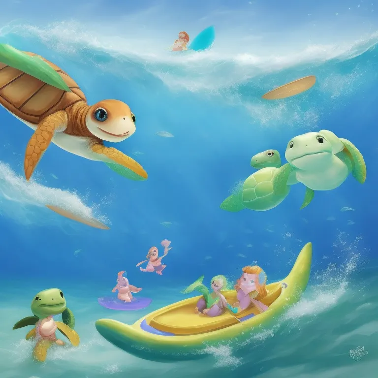 Illustration: Into the Blue Sea