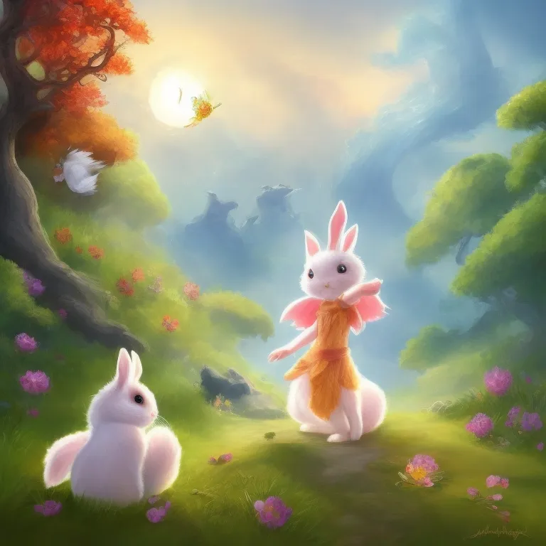 Illustration: The Curious Rabbit Gets Turned Around