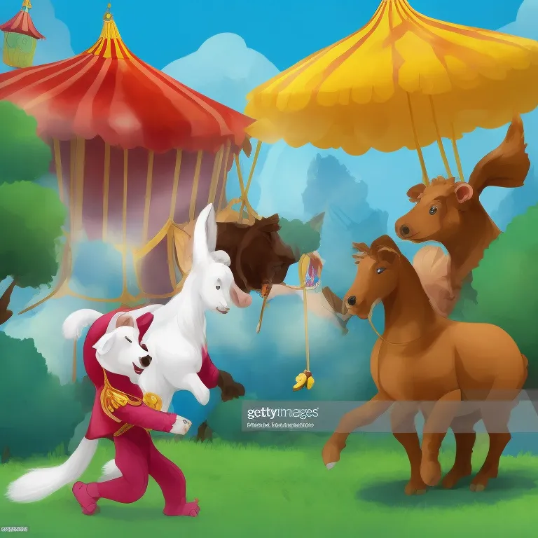 Illustration: Milo leading a gentler parade with cymbals