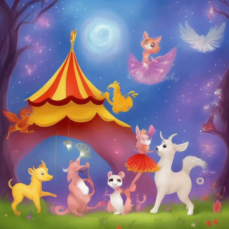 Illustration: The Circus Team Together
