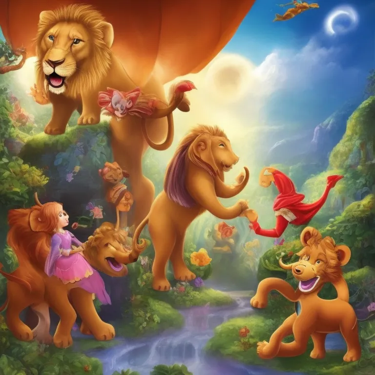 Illustration: Animal Friends in the circus