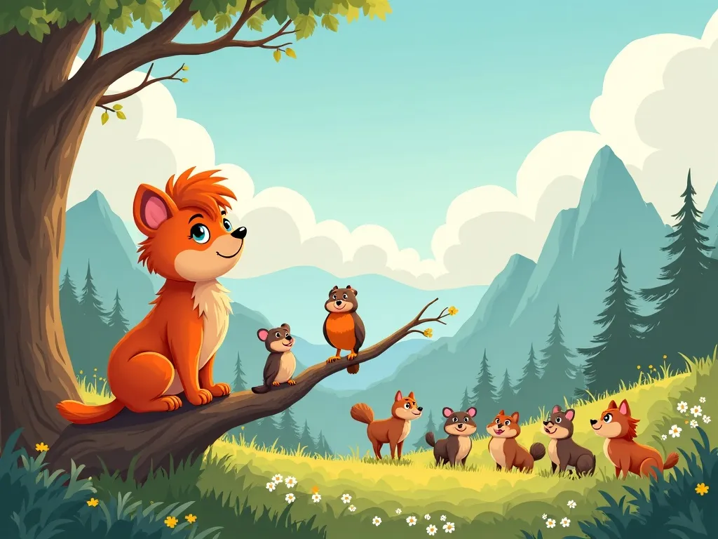 The Climbing Elf of Whisperleaf Valley - Scene 2 illustration