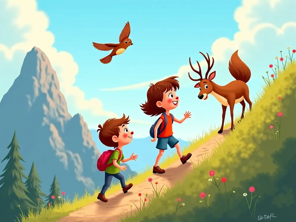 The Climbing Elf of Whisperleaf Valley - Scene 3 illustration