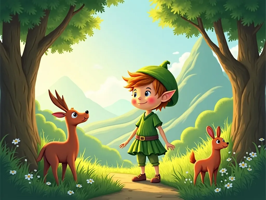 The Climbing Elf of Whisperleaf Valley