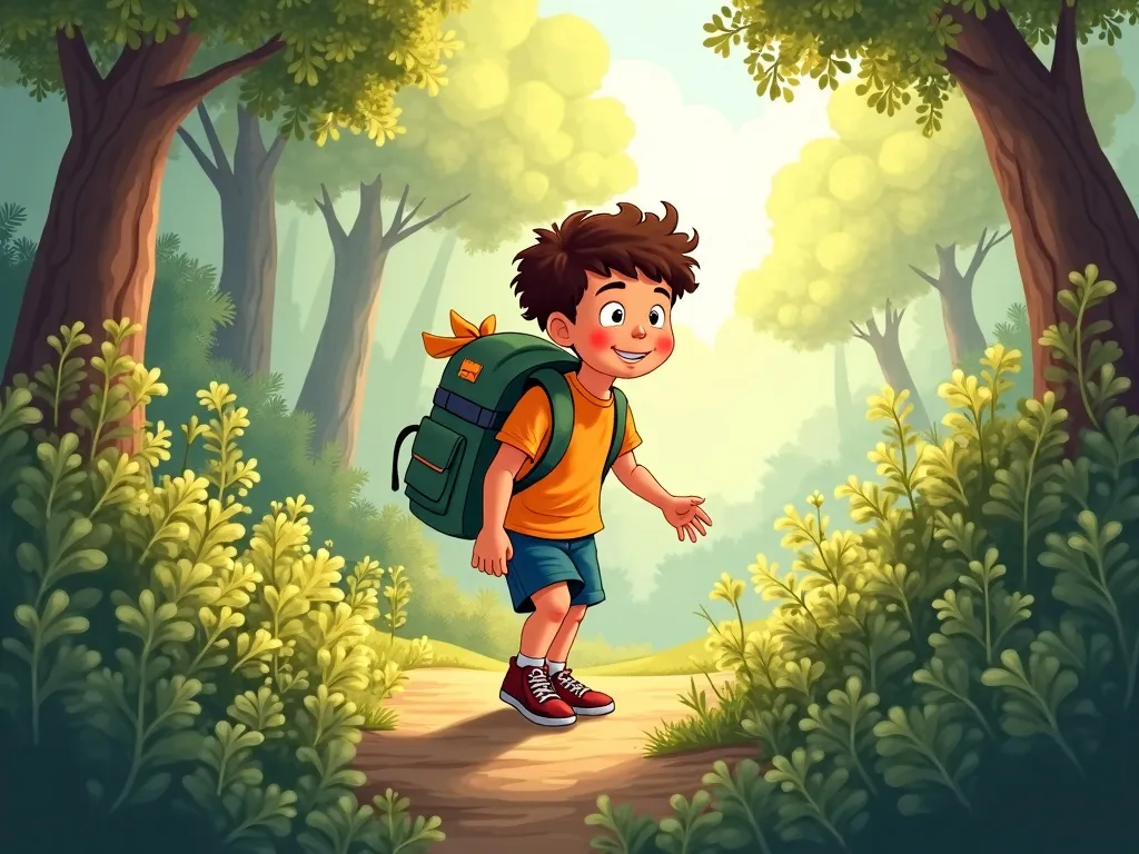 The Cottage in the Clearing - Scene 3 illustration