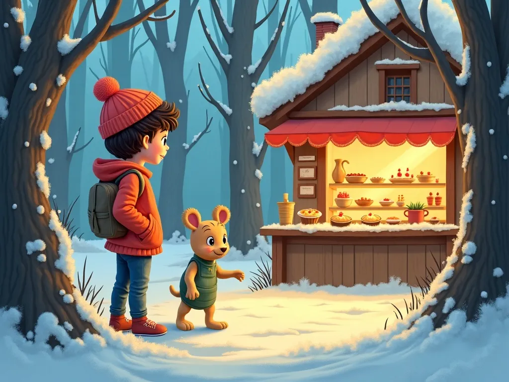 The Cottage in the Clearing - Scene 7 illustration