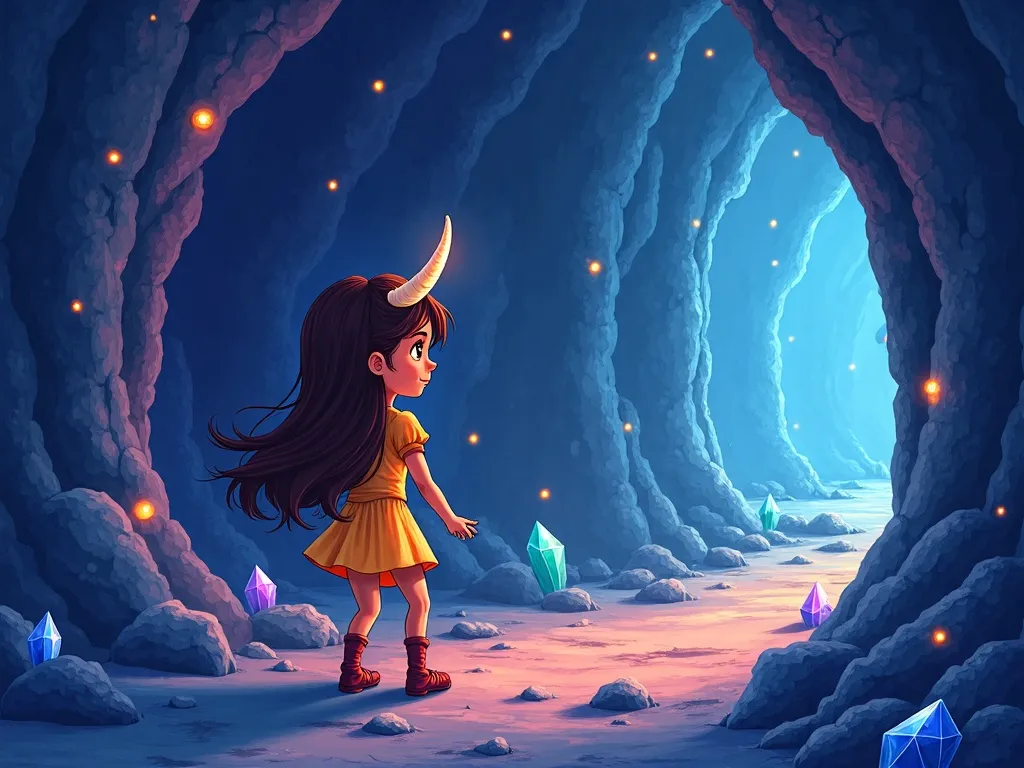 The Crystal Cave Symphony - Scene 2 illustration