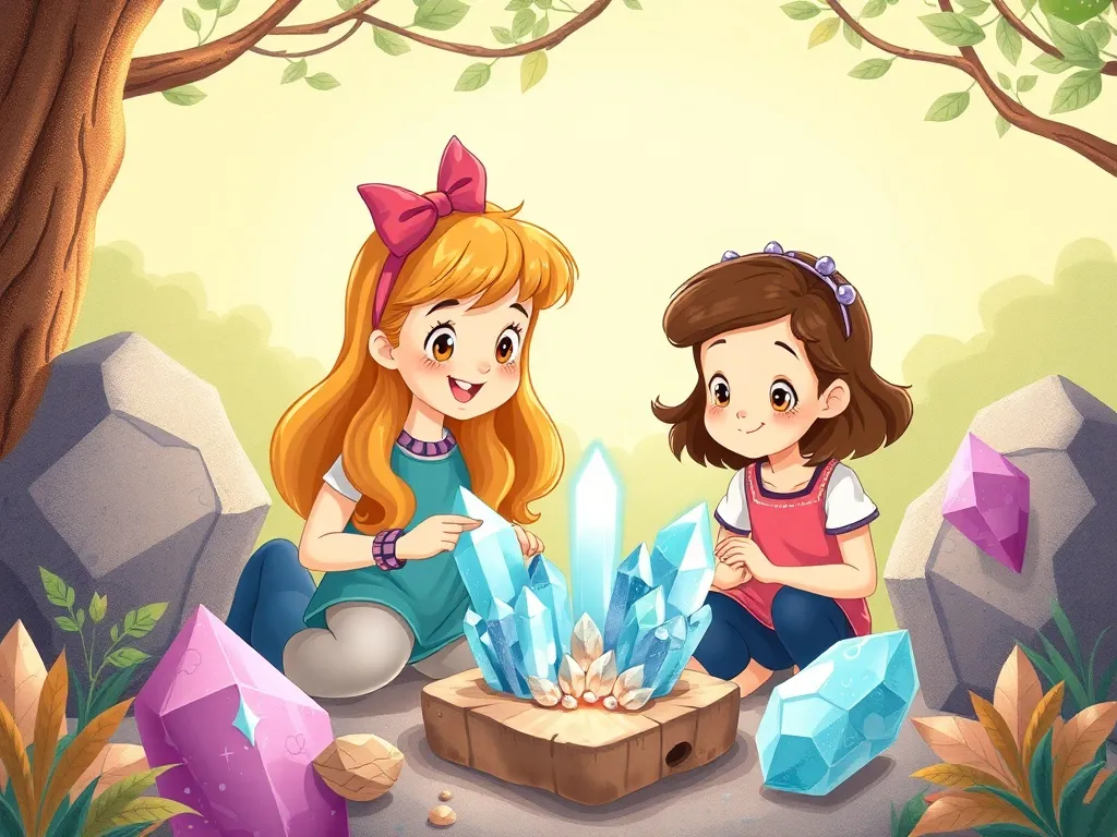 The Crystal Cave Symphony - Ellie and friends working together with crystals