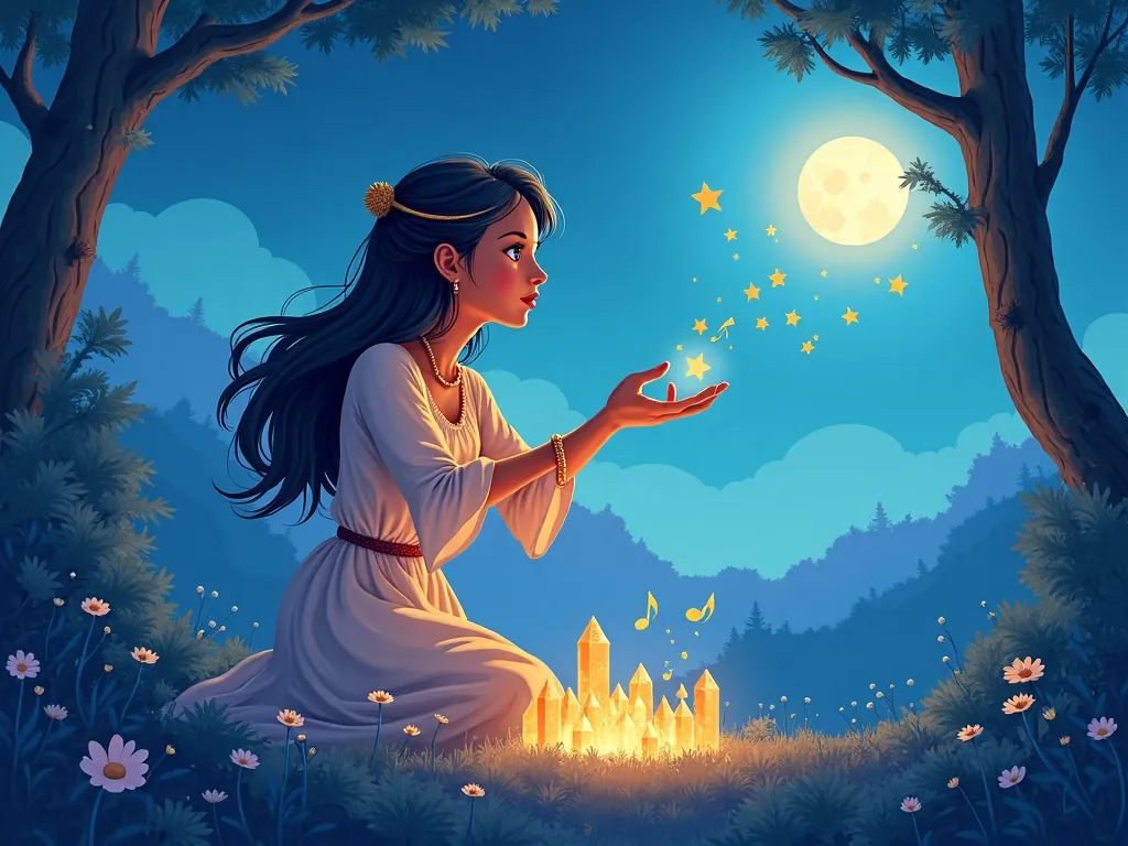 The Crystal Cave Symphony - Scene 5 illustration