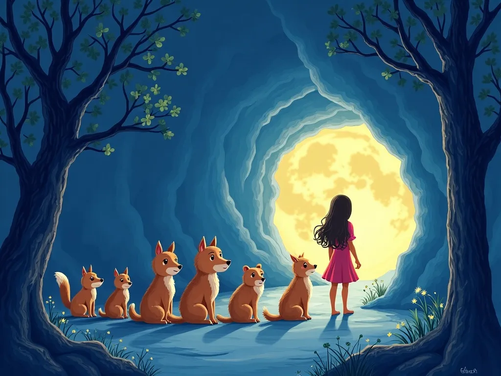 The Crystal Cave Symphony - Scene 6 illustration