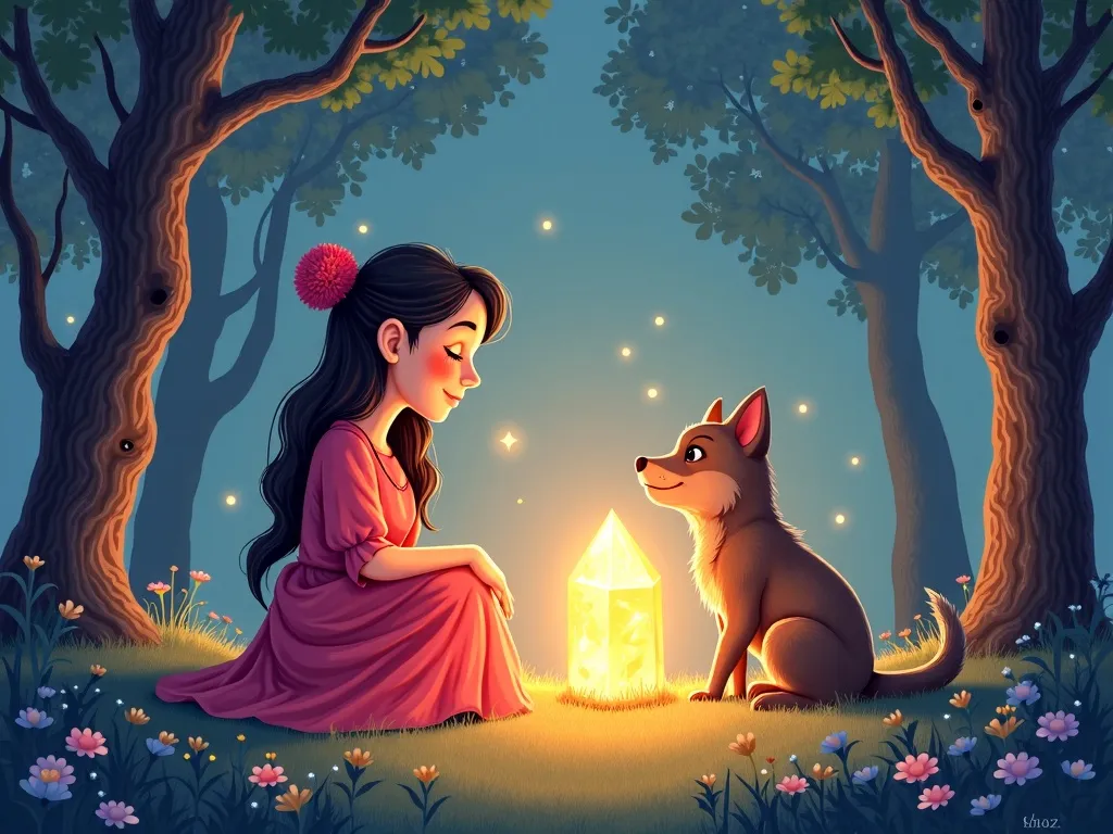 The Crystal Cave Symphony - Scene 6 illustration
