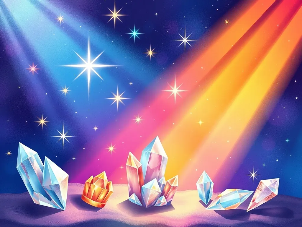 The Crystal Cave Symphony - New crystal arrangements creating rainbow lights