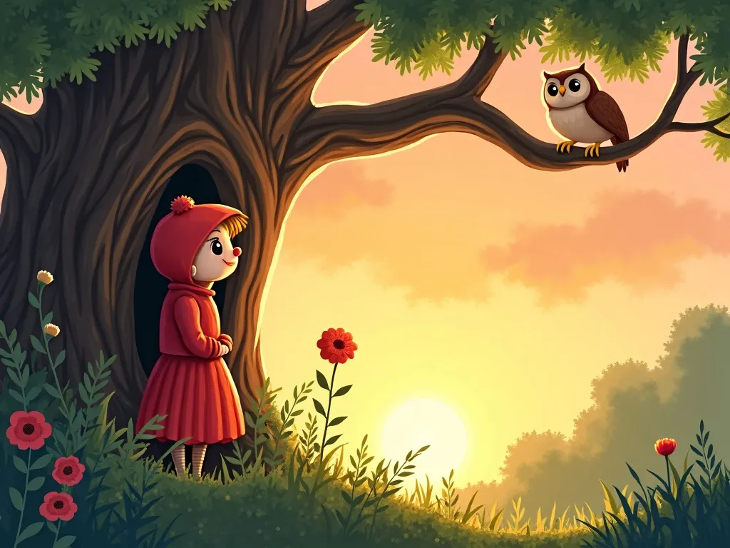 The Curious Fox&#x27;s Garden Discovery - Scene 2 illustration