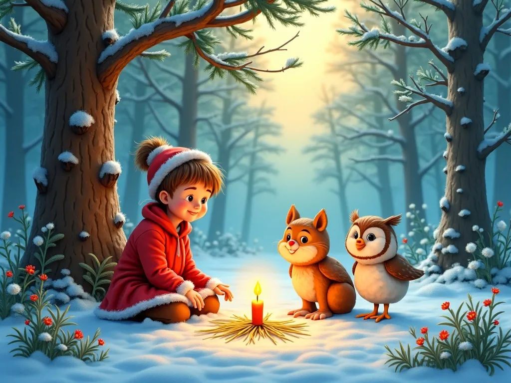 The Curious Fox&#x27;s Garden Discovery - Scene 5 illustration