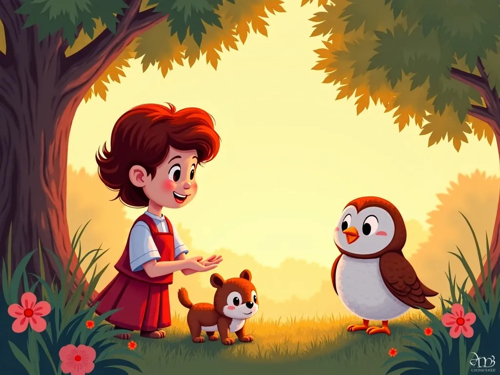 The Curious Fox&#x27;s Garden Discovery - Scene 7 illustration