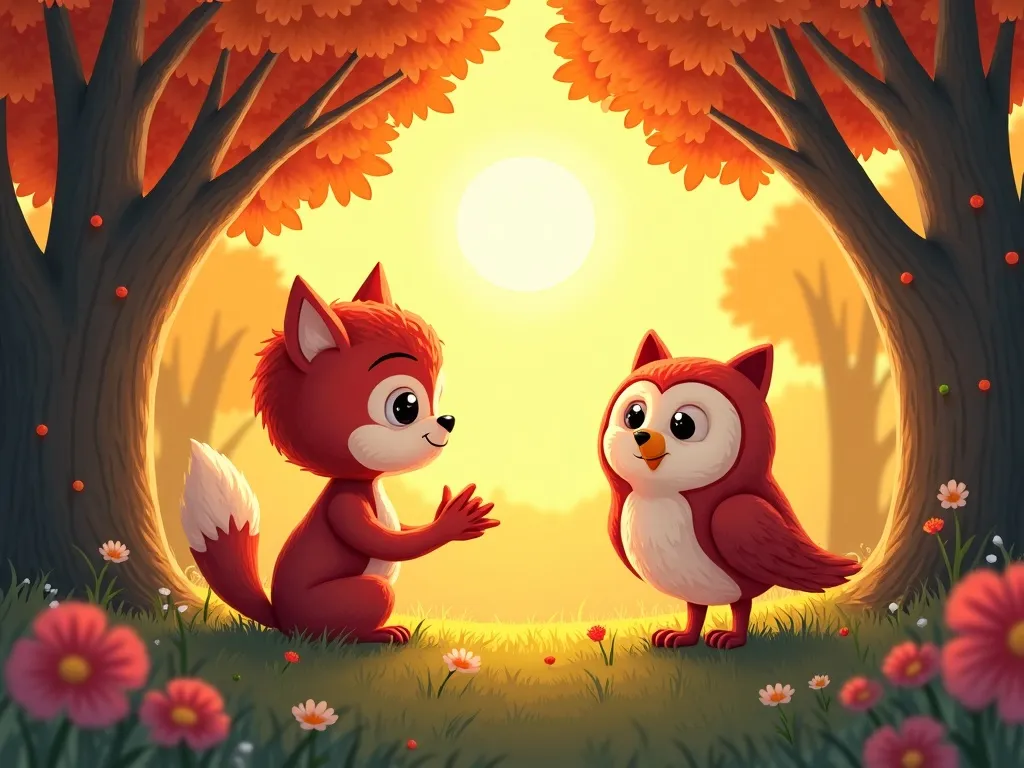 The Curious Fox's Garden Discovery