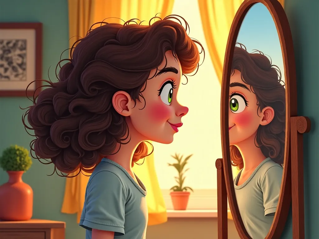 The Curious Unicorn's Question - Scene 3 illustration