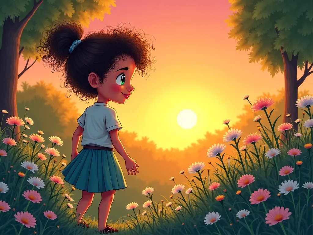 The Curious Unicorn's Question - Scene 4 illustration