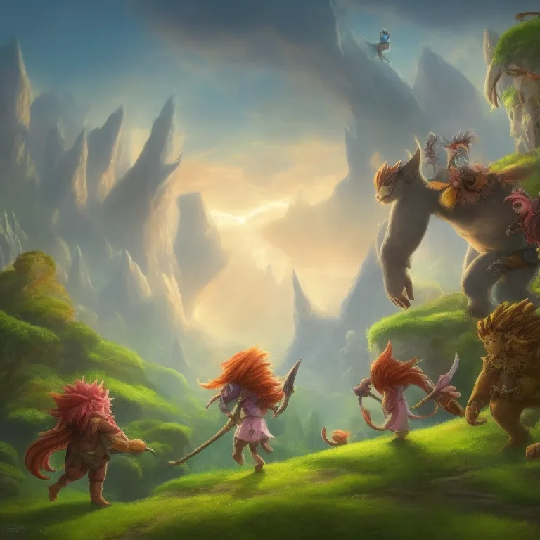Illustration: The Trolls' Riddle Game