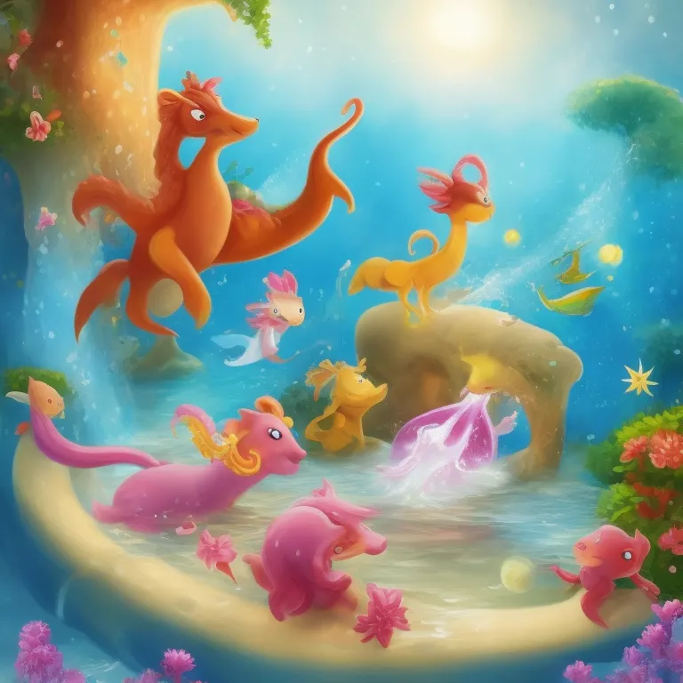 Illustration: The Farmyard Pool Party