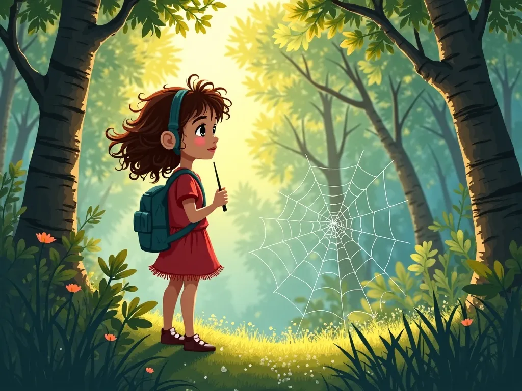 The Forest's Hidden Canvas - Scene 4 illustration