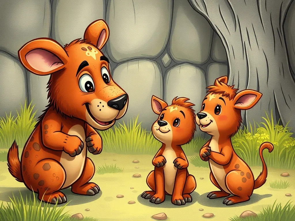 The Fox Who Found Magic in Friendship - Rusty teaching young animals about emotions