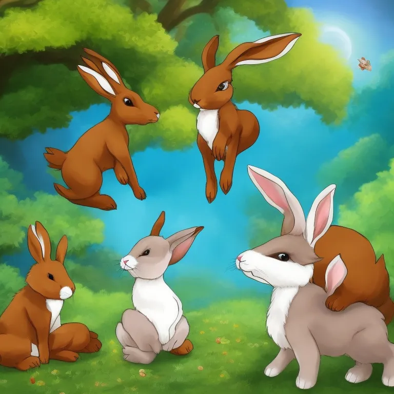 Illustration: The Furry Friends Build Shelter