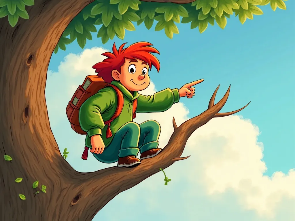 The Giant's Art Lesson - Scene 4 illustration