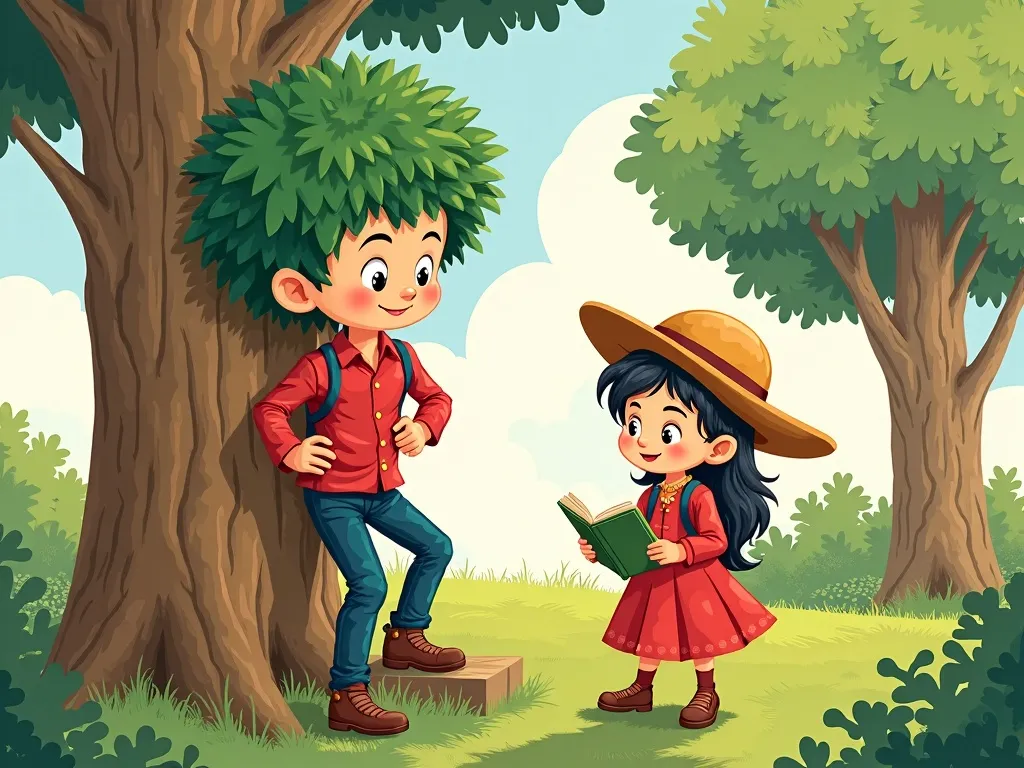 The Giant's Art Lesson - Scene 5 illustration