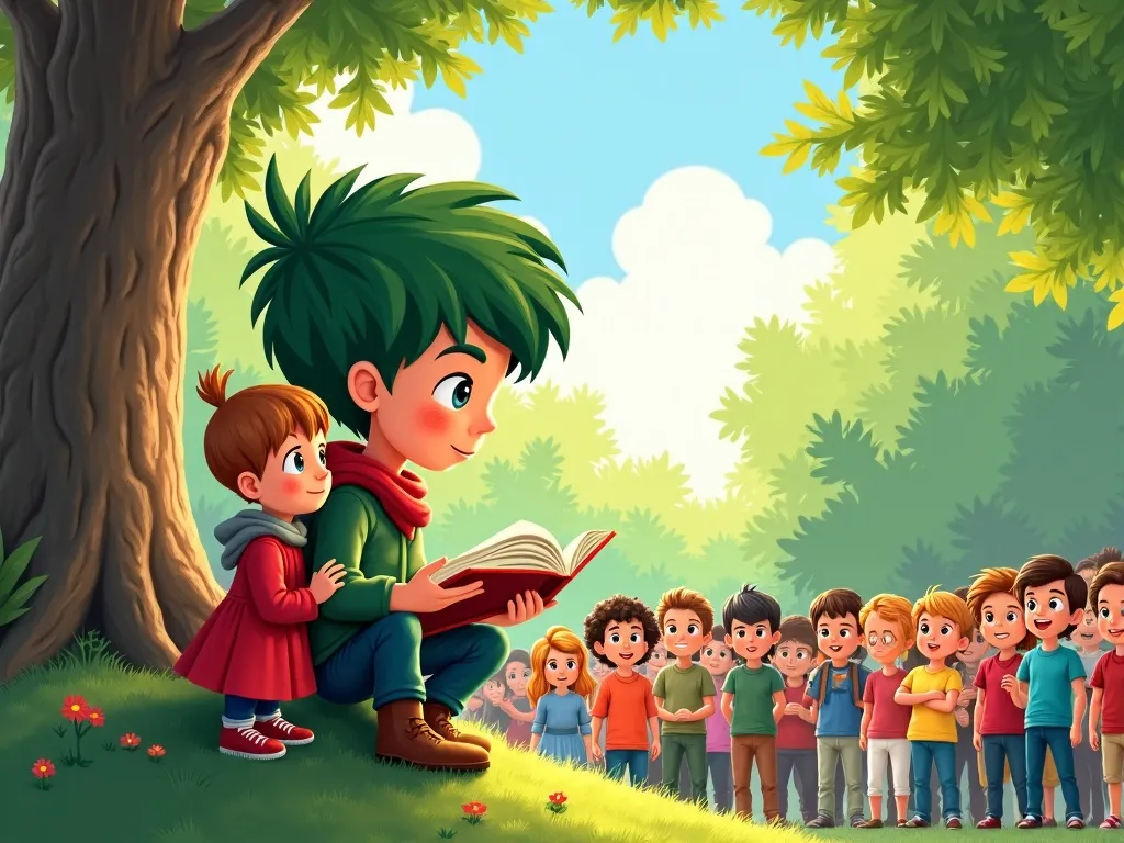 The Giant's Art Lesson - Scene 7 illustration