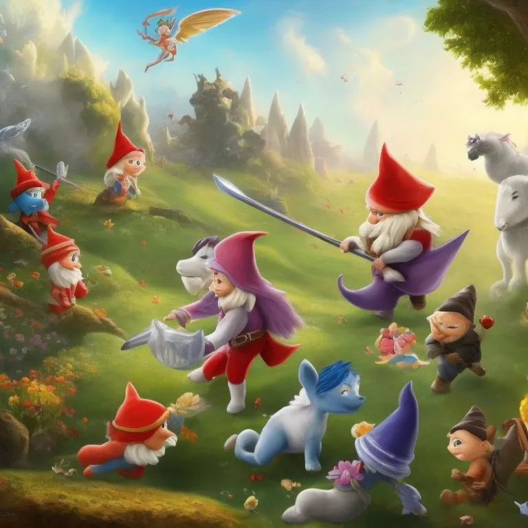 Illustration: A Feast in the Gnome Village