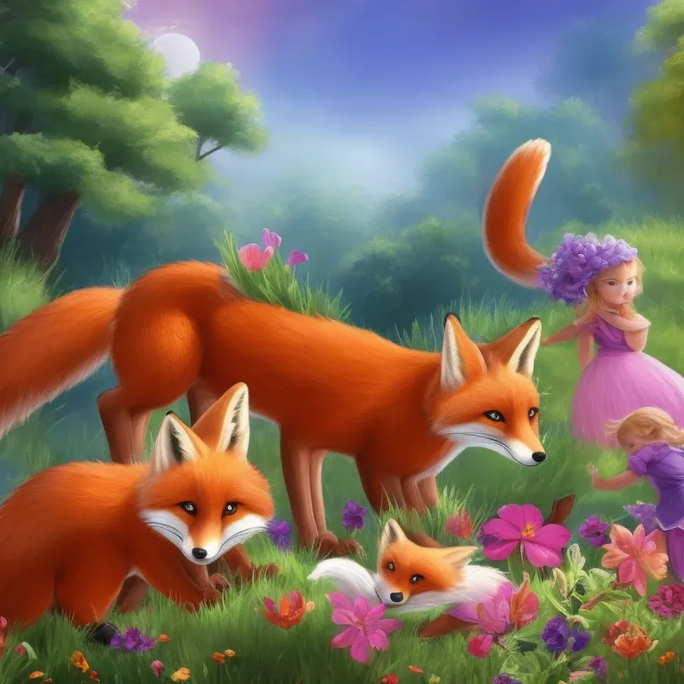 Illustration: Foxes and Friends Set Off On An Adventure!