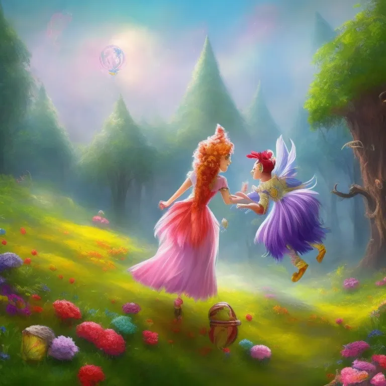 Illustration: Pippo hearing a tiger cry near the forest path