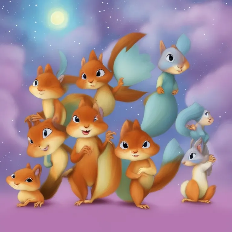 Illustration: The Helpful Chipmunks Care for Their Friend