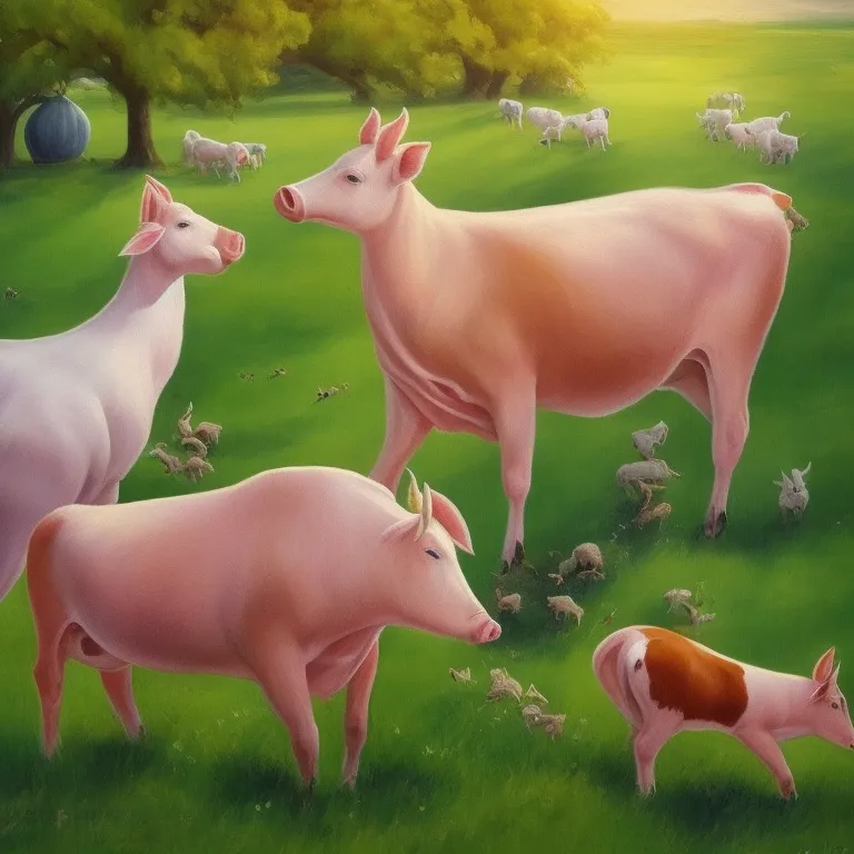 Illustration: The Cow's Caught Tail