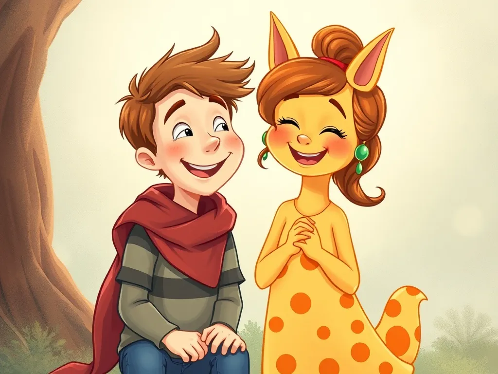 The Lighthouse Treehouse Club - Max and Luna sharing a warm smile