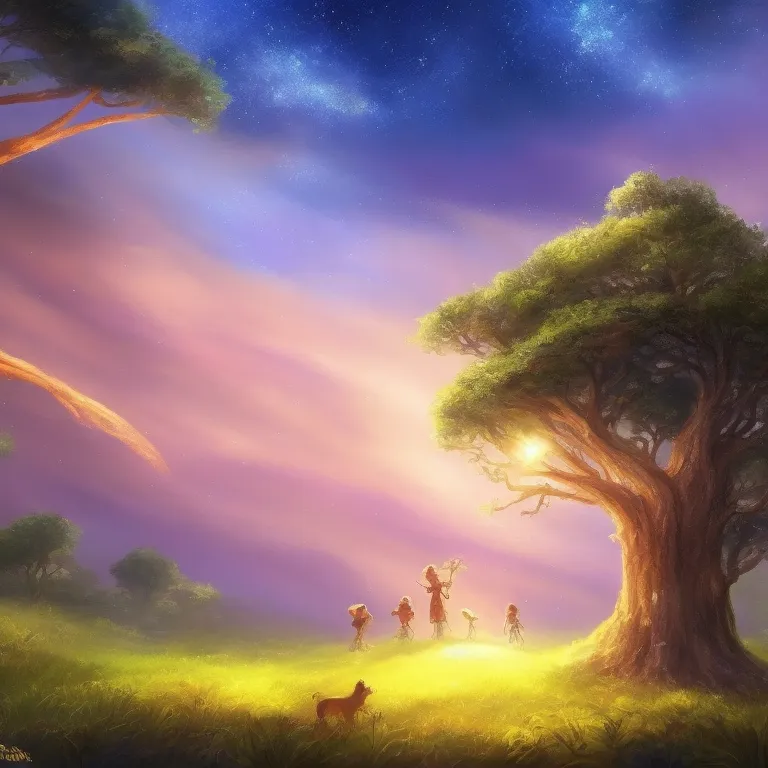 Illustration: New Friends: The Meeting Tree Finds Company