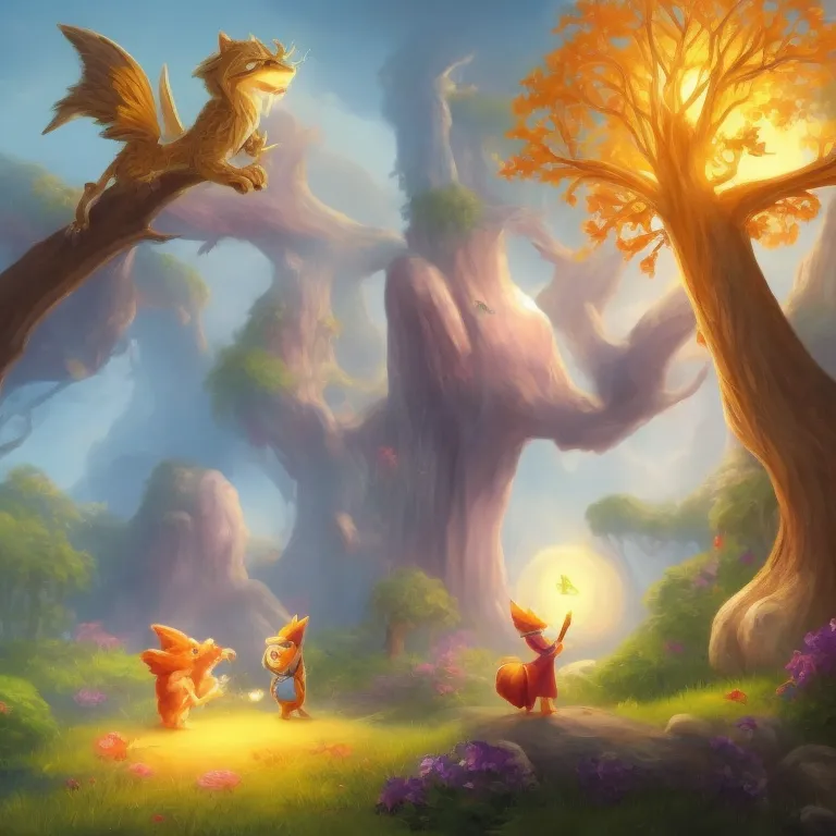 Illustration: The Meeting Tree with Friends