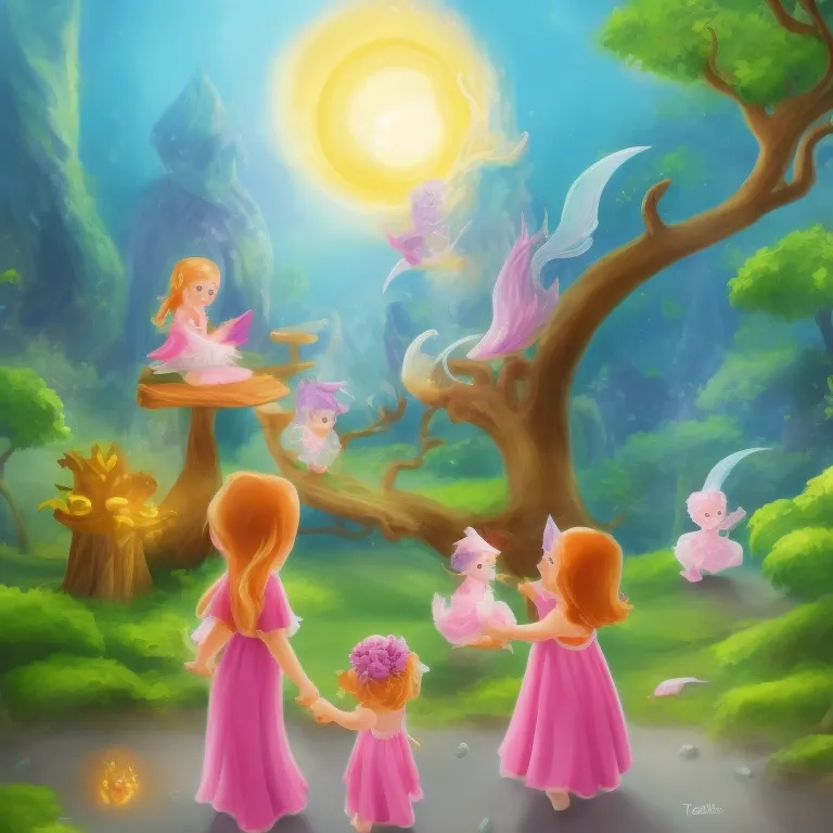 Illustration: Friends Beneath the Magic Tree