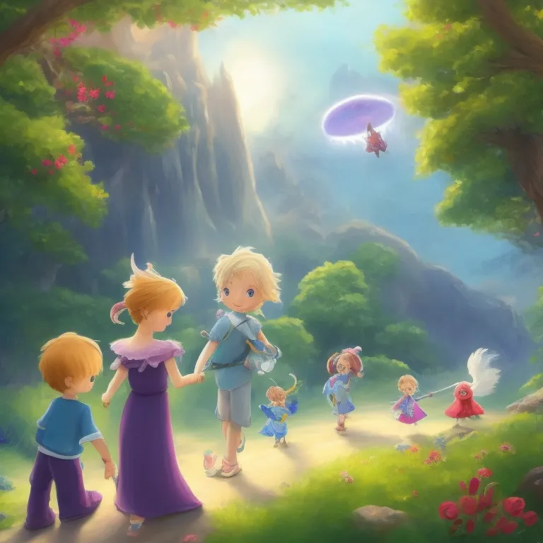 Illustration: Going Home from the Garden