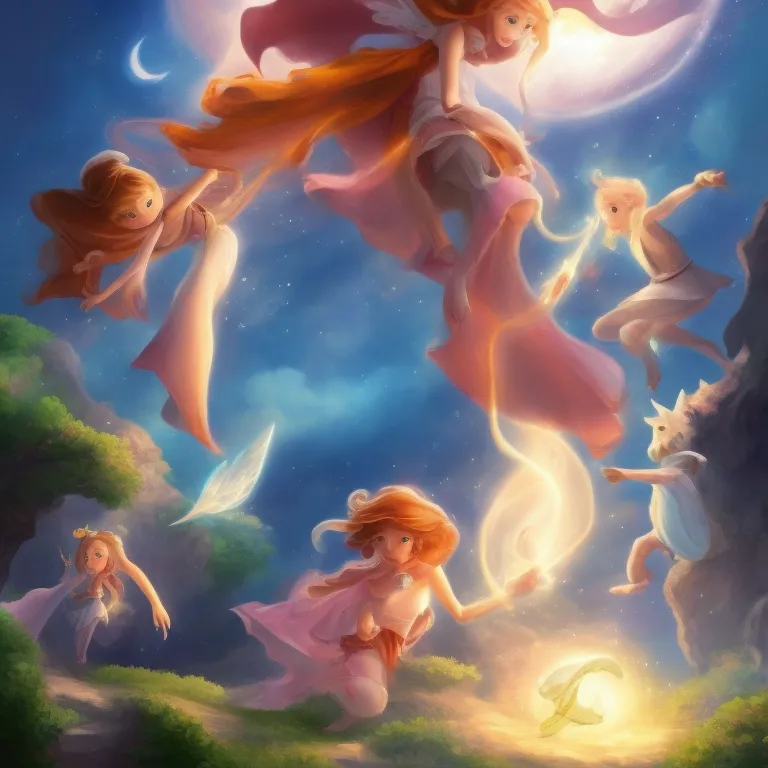 Illustration: The Friends Return with the Treasure