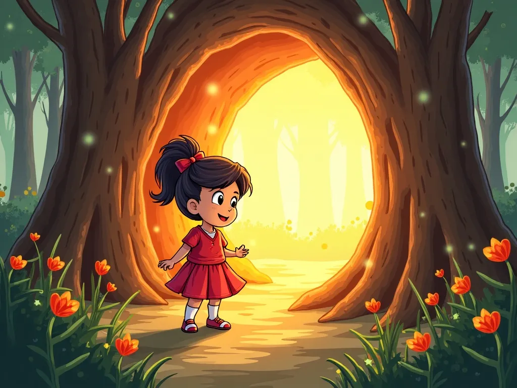 The Melody of the Stream - Scene 3 illustration