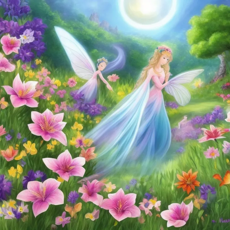 Illustration: The Fairies Care for Their Friends