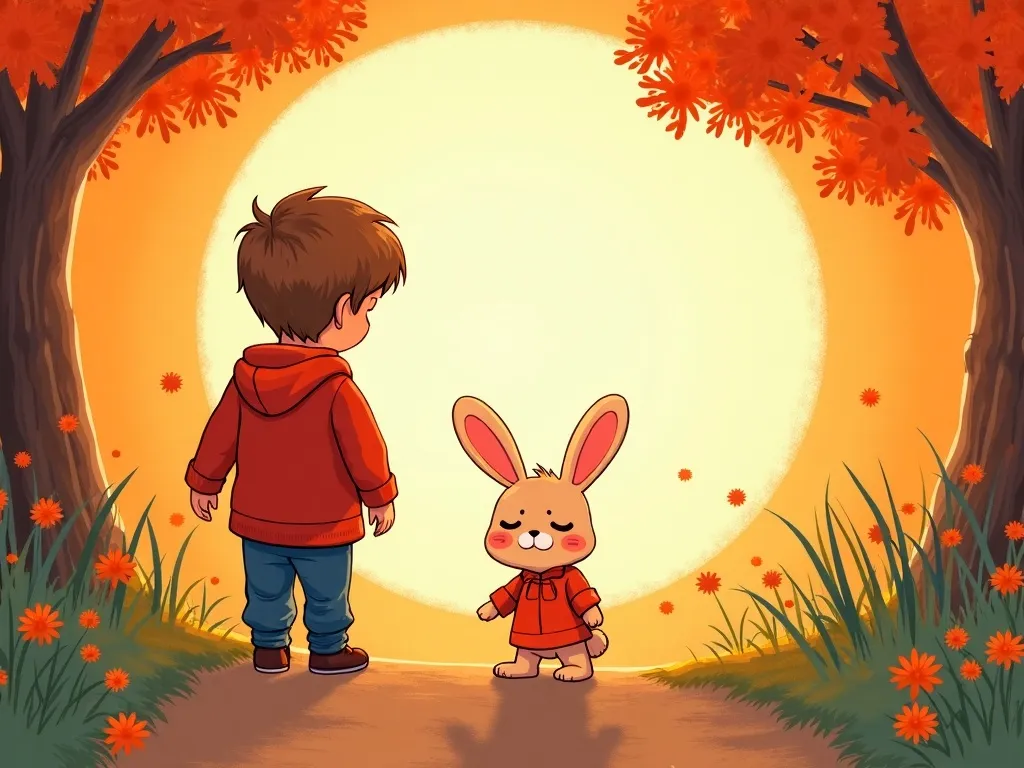 The Mushroom Circle Mystery - Scene 3 illustration