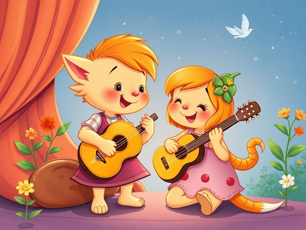 The Petal-Breathing Dragon's Song - Pip and Luna practicing their duet